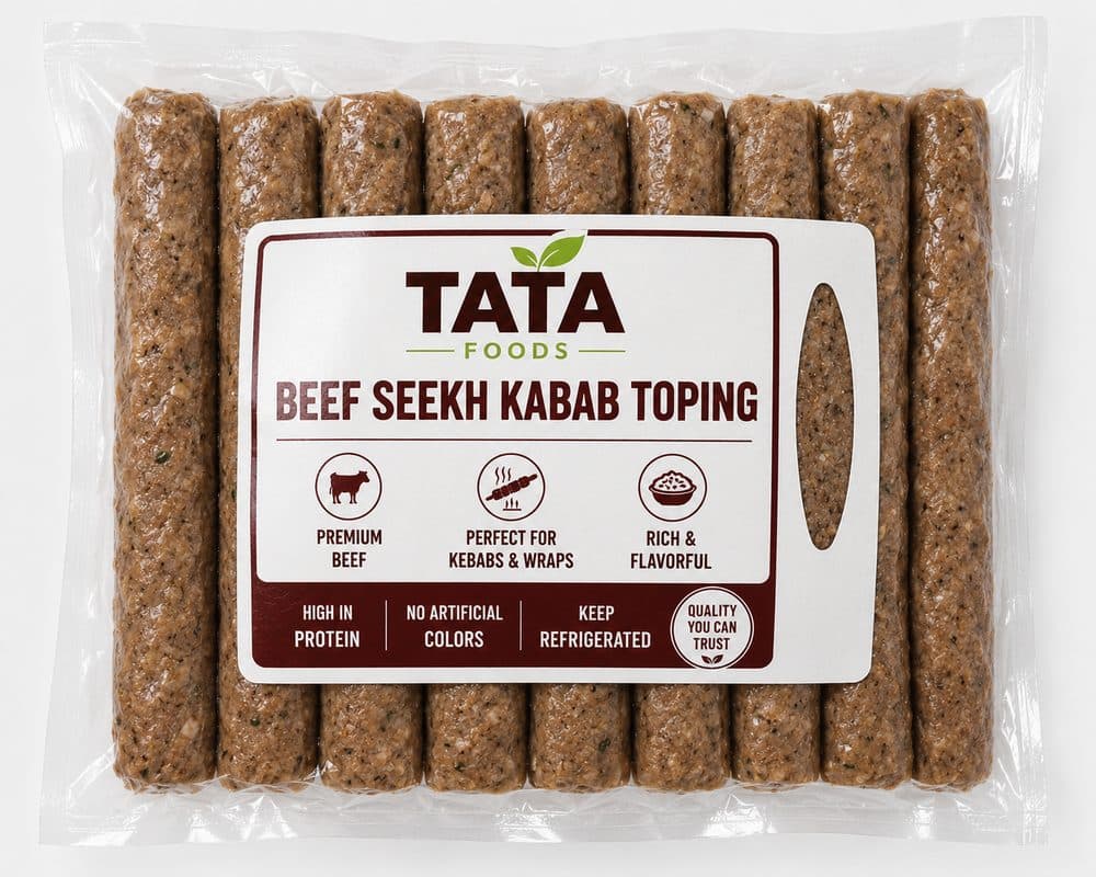 Beef Seekh Kabab Topping