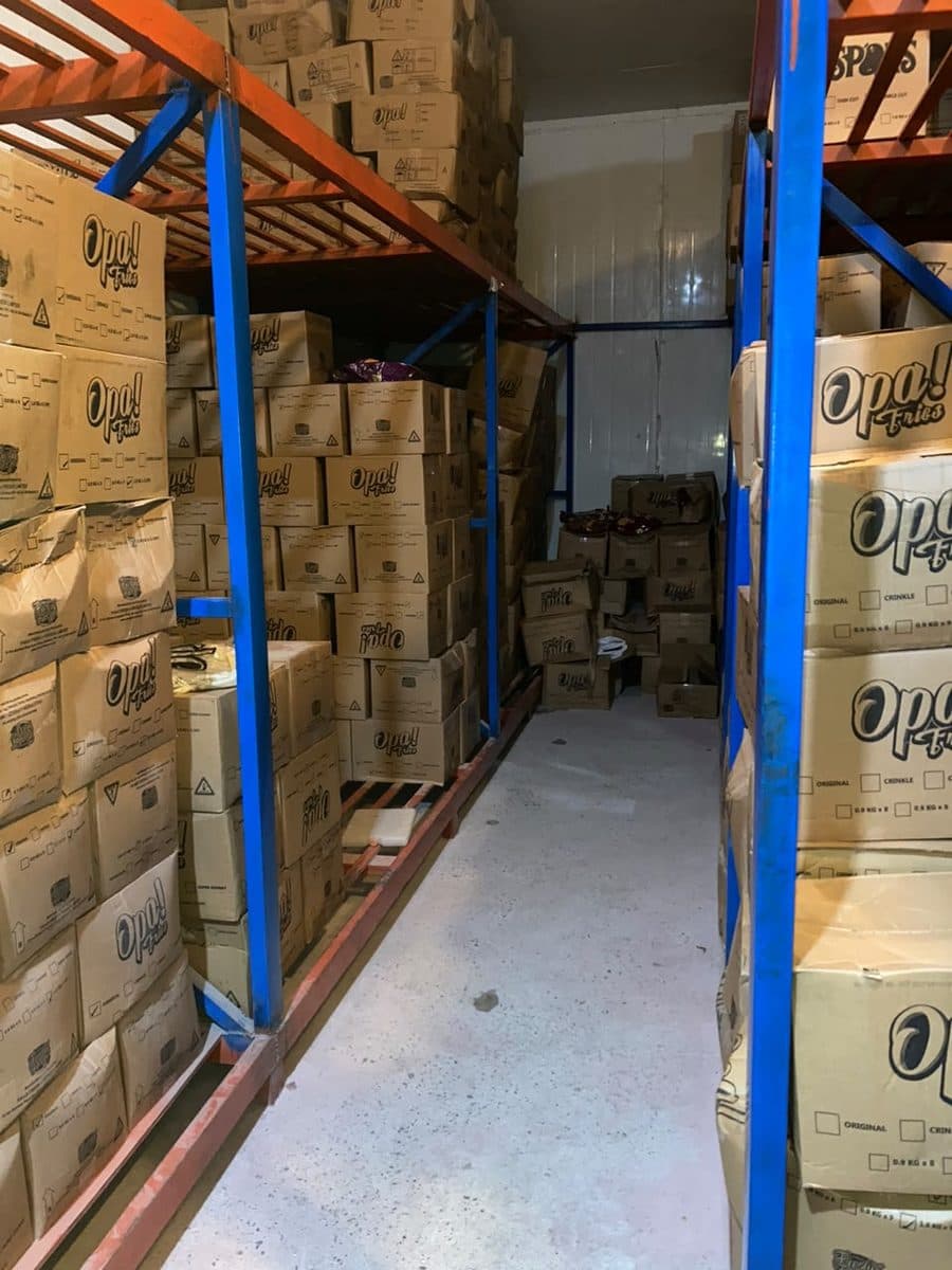 Cold storage racking